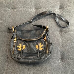 EUC Marc Jacobs Black Leather Shoulder Bag